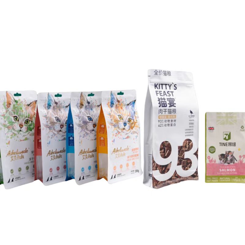 जमेको भ्याकुम झोला कुकुर खाना प्याकेजिङ झोला